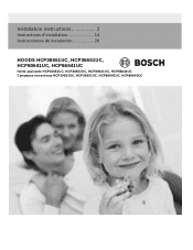 Bosch HCP80641UC Installation Instructions