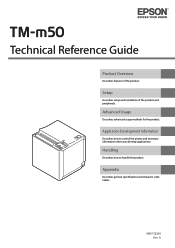 Epson TM-m50 TM-m50 Technical Reference Guide