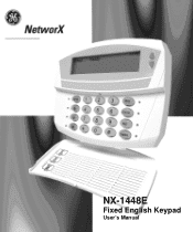 GE NX-1448E - Security NetworX 48-Zone Fixed Manual