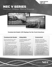 NEC V552-AVT Specification Brochure