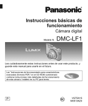Panasonic DMC-LF1K DMC-LF1W Owner's Manual (Spanish)