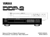 Yamaha DDP-2 Owner's Manual