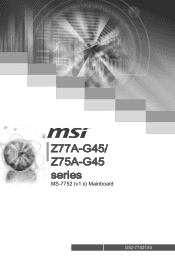MSI Z77A User Guide