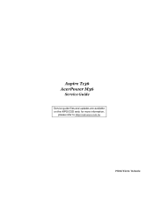 Acer Aspire T136 Aspire T136 Service Guide