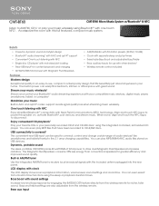 Sony CMT-BT60 Marketing Specifications