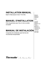 Thermador MCES Installation Instructions
