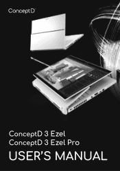 Acer ConceptD CC315-72P User Manual