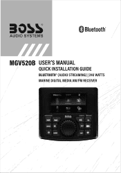Boss Audio MGV520B User Manual