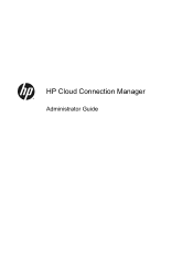 HP t820 Cloud Connection Manager Administrator Guide