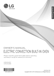 LG LWS3063ST Owners Manual