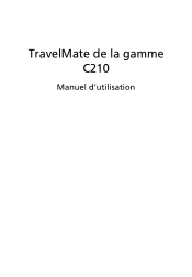 Acer TravelMate C210 TravelMate C210 User's Guide FR
