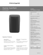 Frigidaire FFPH1422T1 Product Specifications Sheet