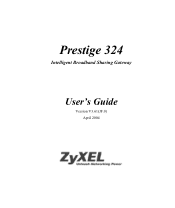 ZyXEL P-324 User Guide