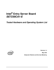 Intel SE7230CA1-E Hardware Guide