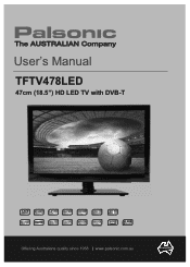 Palsonic tftv478led Owners Manual