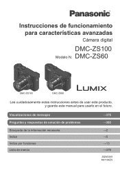 Panasonic LUMIX 4K Advanced Spanish Operating Manual