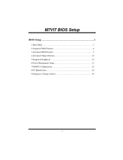 Biostar M7VIT M7VIT BIOS setup guide