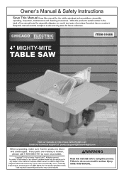 Harbor Freight Tools 61608 User Manual