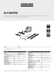Karcher SC 5 EasyFix Product information