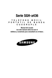Samsung SGH-A436 User Manual (SPANISH)