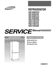Samsung RB215BSSB Service Manual