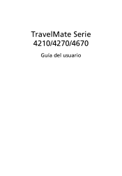 Acer TravelMate 4210 TravelMate 4670 User's Guide ES