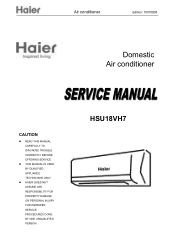 Haier HSU18VH7-W Service Manual