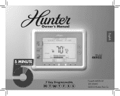 Hunter 44905 Owner's Manual