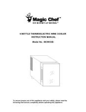 Magic Chef MCWC6B User Manual
