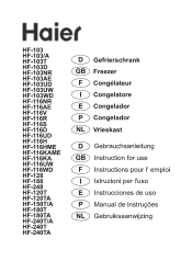 Haier HF-116AE User Manual