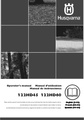Husqvarna 122HD45 Owners Manual