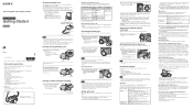 Sony NEX-7K Instruction Manual - Getting Started