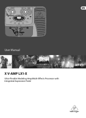 Behringer X V-AMP LX1-X Manual