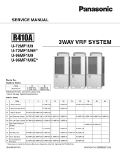 Panasonic WU-144MF1U9E 3-Way Service Manual