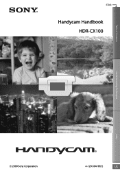 Sony HDR-CX100/B Handycam® Handbook