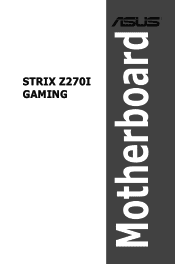 Asus ROG Strix Z270I Gaming STRIX Z270I GAMING Users ManualEnglish