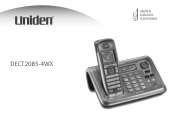 Uniden DECT2085-4WX English Owners Manual