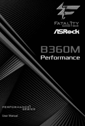 ASRock Fatal1ty B360M Performance User Manual