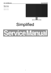 Dell S3222HS Monitor Simplified Service Manual