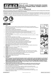 Sealey 3010CX Instruction Manual