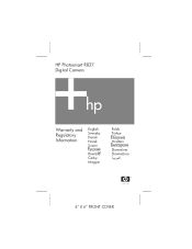 HP Photosmart R827 Warranty and Regulatory Guide