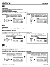Sony CPD-G520P "Operating Instructions" correction  (page 18)