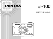 Pentax EI 100 Operation Manual