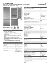 Thermador T30IB905SP Product Spec Sheet