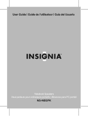 Insignia NS-NBSPK User Manual (English)