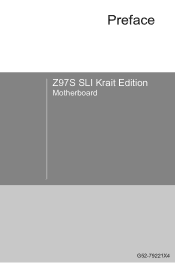 MSI Z97 User Guide