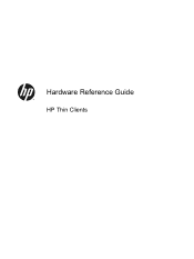 HP t520 Hardware Reference Guide