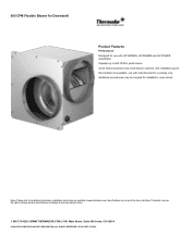 Thermador VTD600P Product Spec Sheet
