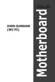 Asus Z490 WI-FI GUNDAM Z490-GUNDAM WI-FI Users Manual English