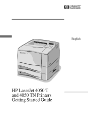 HP 4050 HP LaserJet 4050T and 4050TN Printers - Getting Started Guide